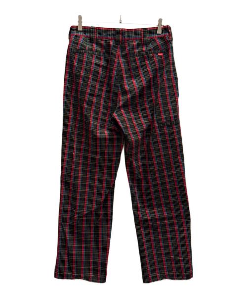 SUPREME（シュプリーム）SUPREME (シュプリーム) Work Pant(Red Plaid) レッド サイズ:W30の古着・服飾アイテム