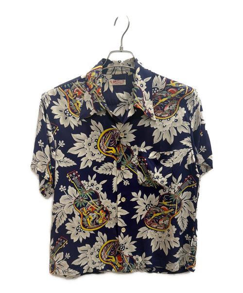 Sun Surf（サンサーフ）Sun Surf (サンサーフ) 半袖シャツ ブルー サイズ:Ｓの古着・服飾アイテム