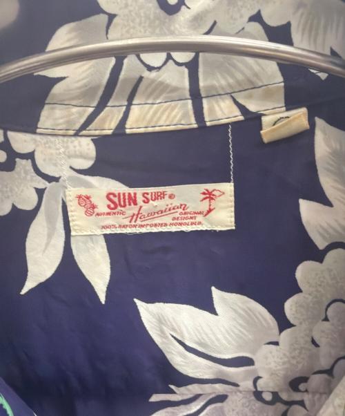 Sun Surf（サンサーフ）Sun Surf (サンサーフ) 半袖シャツ ブルー サイズ:Ｓの古着・服飾アイテム