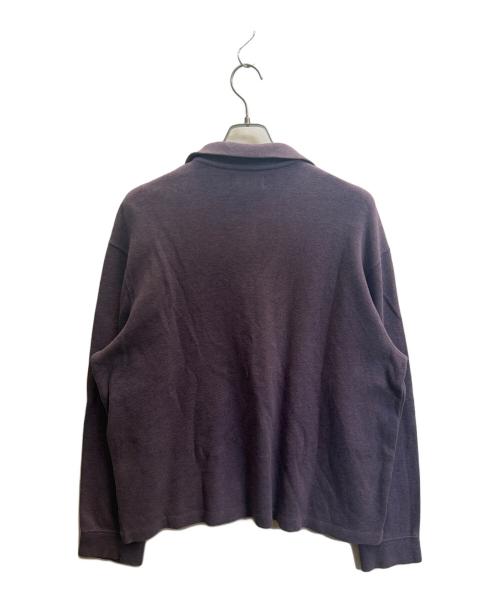 POLO RALPH LAUREN（ポロ・ラルフローレン）POLO RALPH LAUREN (ポロ・ラルフローレン) ハーフジップスウェット パープル サイズ:SIZE XLの古着・服飾アイテム