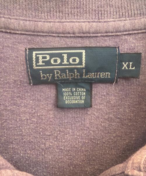 POLO RALPH LAUREN（ポロ・ラルフローレン）POLO RALPH LAUREN (ポロ・ラルフローレン) ハーフジップスウェット パープル サイズ:SIZE XLの古着・服飾アイテム