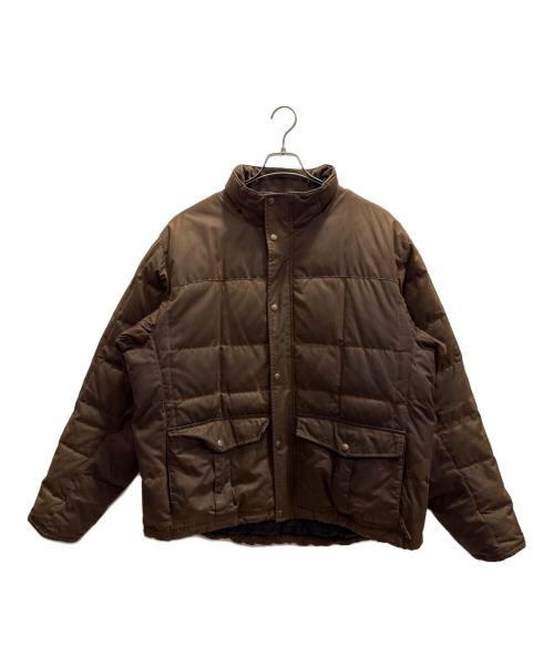 L.L.Bean（エルエルビーン）L.L.Bean (エルエルビーン) グースダウンオイルドコットンダウンジャケット ブラウン サイズ:XLの古着・服飾アイテム