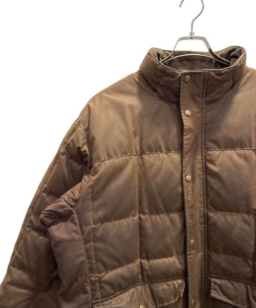L.L.Bean（エルエルビーン）L.L.Bean (エルエルビーン) グースダウンオイルドコットンダウンジャケット ブラウン サイズ:XLの古着・服飾アイテム