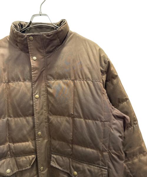 L.L.Bean（エルエルビーン）L.L.Bean (エルエルビーン) グースダウンオイルドコットンダウンジャケット ブラウン サイズ:XLの古着・服飾アイテム