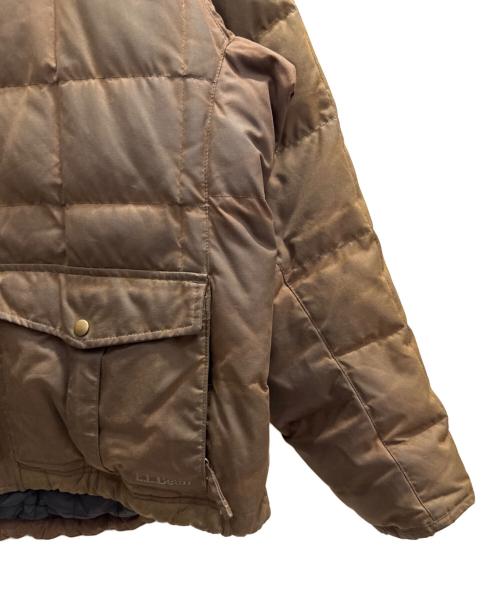 L.L.Bean（エルエルビーン）L.L.Bean (エルエルビーン) グースダウンオイルドコットンダウンジャケット ブラウン サイズ:XLの古着・服飾アイテム