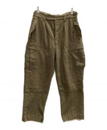 G.D.Bucking（G.D.Bucking）の古着「カーゴウールパンツ」｜カーキ