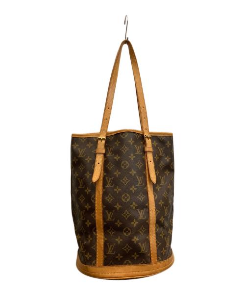 LOUIS VUITTON（ルイ ヴィトン）LOUIS VUITTON (ルイ ヴィトン) モノグラムバケットトートバック ブラウンの古着・服飾アイテム