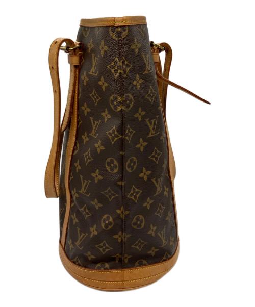 LOUIS VUITTON（ルイ ヴィトン）LOUIS VUITTON (ルイ ヴィトン) モノグラムバケットトートバック ブラウンの古着・服飾アイテム