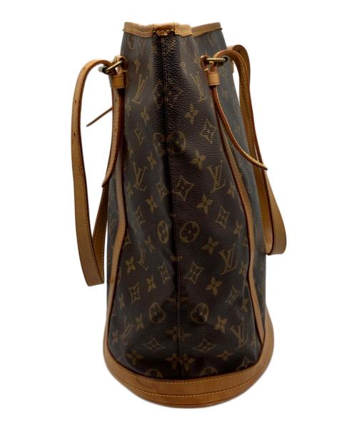 LOUIS VUITTON（ルイ ヴィトン）LOUIS VUITTON (ルイ ヴィトン) モノグラムバケットトートバック ブラウンの古着・服飾アイテム
