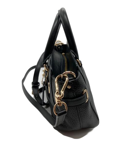 COACH（コーチ）COACH (コーチ) 2WAYサッチェルショルダーバッグ ブラックの古着・服飾アイテム