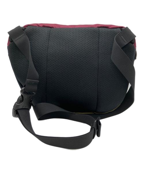 BEAMS（ビームス）BEAMS (ビームス) ARC'TERYX (アークテリクス) ウエストバッグ ボルドーx黄緑の古着・服飾アイテム