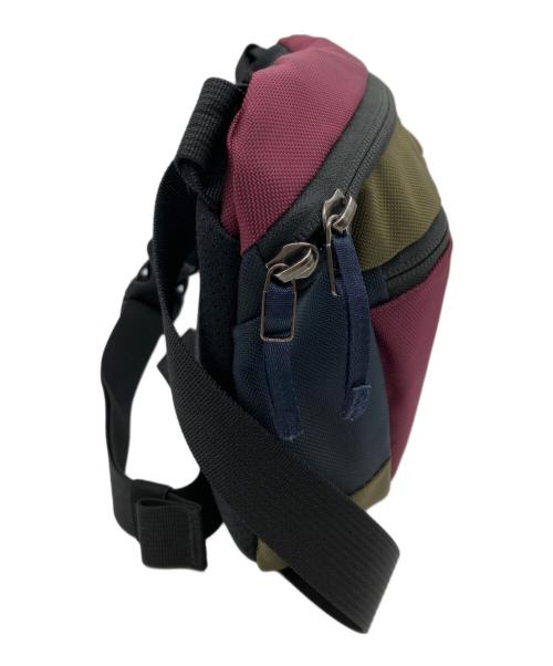 BEAMS（ビームス）BEAMS (ビームス) ARC'TERYX (アークテリクス) ウエストバッグ ボルドーx黄緑の古着・服飾アイテム
