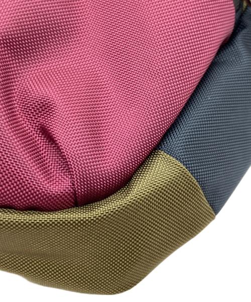 BEAMS（ビームス）BEAMS (ビームス) ARC'TERYX (アークテリクス) ウエストバッグ ボルドーx黄緑の古着・服飾アイテム