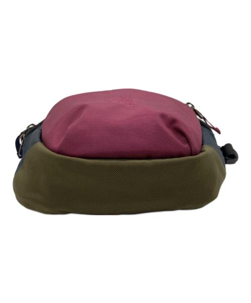 BEAMS（ビームス）BEAMS (ビームス) ARC'TERYX (アークテリクス) ウエストバッグ ボルドーx黄緑の古着・服飾アイテム