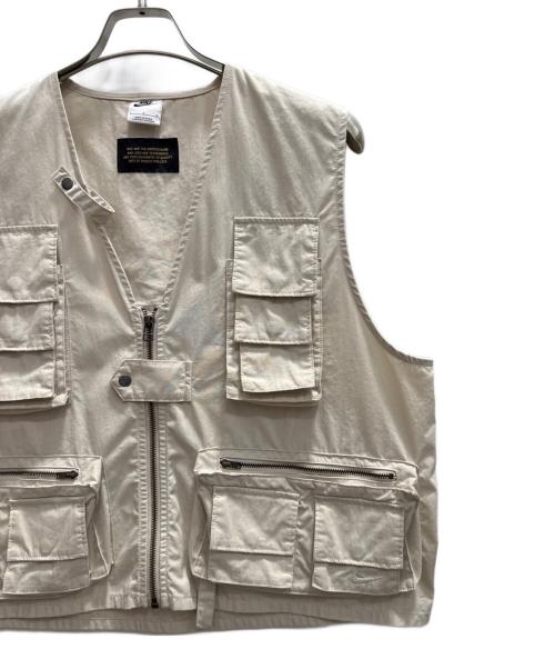 NIKE（ナイキ）NIKE (ナイキ) LIFE UTILITYベスト ベージュ サイズ:Ｌの古着・服飾アイテム