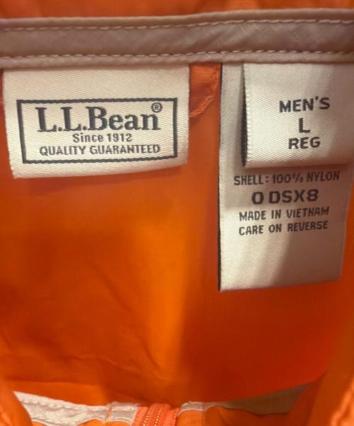 L.L.Bean（エルエルビーン）L.L.Bean (エルエルビーン) アノラックパーカー オレンジ サイズ:Ｌの古着・服飾アイテム
