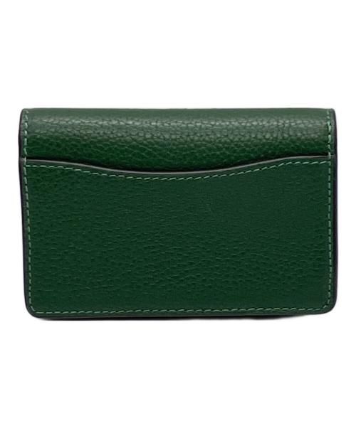 COACH（コーチ）COACH (コーチ) エッセンシャル ビジネス カードケース グリーンの古着・服飾アイテム
