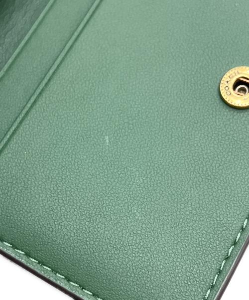 COACH（コーチ）COACH (コーチ) エッセンシャル ビジネス カードケース グリーンの古着・服飾アイテム
