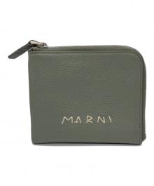 MARNI（マルニ）の古着「ラウンドファスナーミニ財布」｜グレー