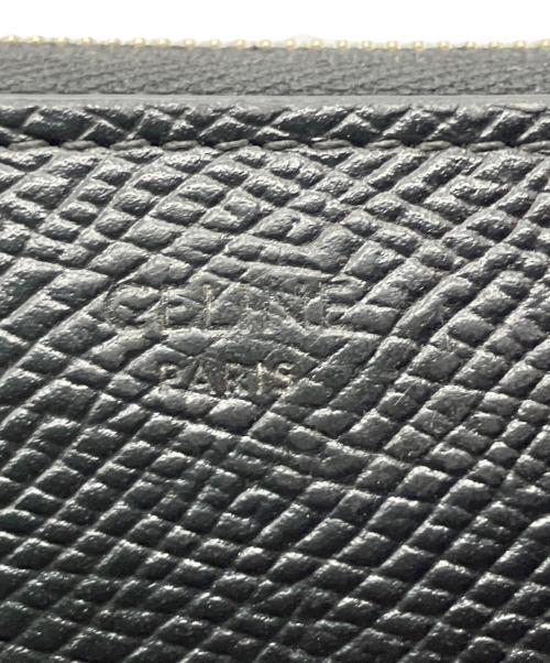 CELINE（セリーヌ）CELINE (セリーヌ) ラウンドファスナー長財布 ブラックの古着・服飾アイテム