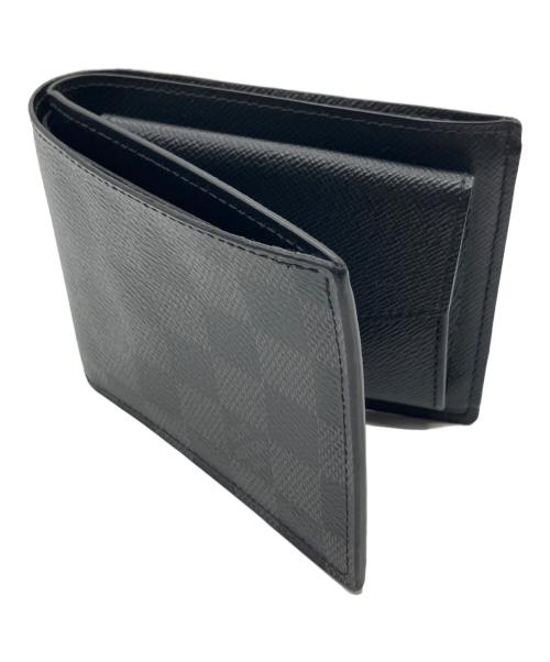 LOUIS VUITTON（ルイ ヴィトン）LOUIS VUITTON (ルイ ヴィトン) ポルトフォイユ・マルコ　ダミエ ブラックの古着・服飾アイテム