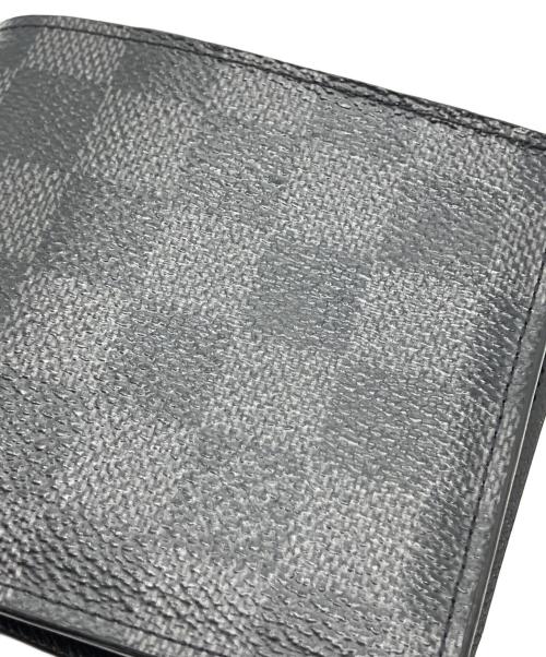 LOUIS VUITTON（ルイ ヴィトン）LOUIS VUITTON (ルイ ヴィトン) ポルトフォイユ・マルコ　ダミエ ブラックの古着・服飾アイテム