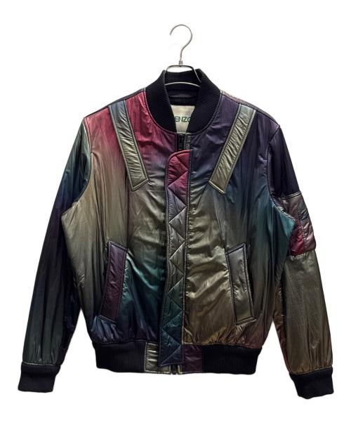 KENZO（ケンゾー）KENZO (ケンゾー) メタリックボンバージャケット オーロラ サイズ:表記無の古着・服飾アイテム