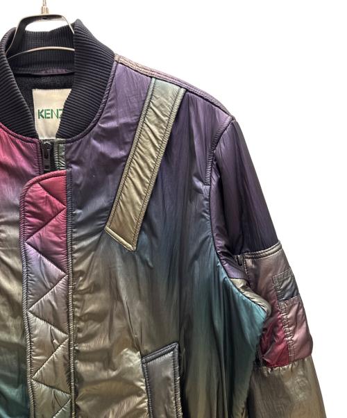 KENZO（ケンゾー）KENZO (ケンゾー) メタリックボンバージャケット オーロラ サイズ:表記無の古着・服飾アイテム