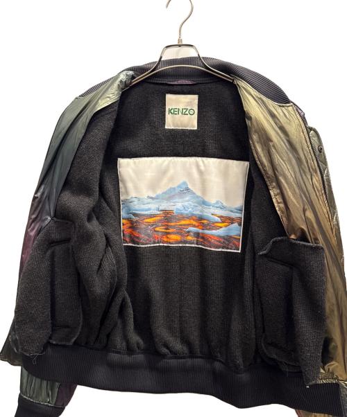 KENZO（ケンゾー）KENZO (ケンゾー) メタリックボンバージャケット オーロラ サイズ:表記無の古着・服飾アイテム