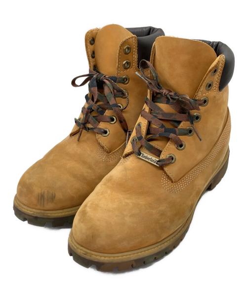 Timberland（ティンバーランド）Timberland (ティンバーランド) カモ柄アウトソールブーツ ブラウン サイズ:SIZE 27cmの古着・服飾アイテム