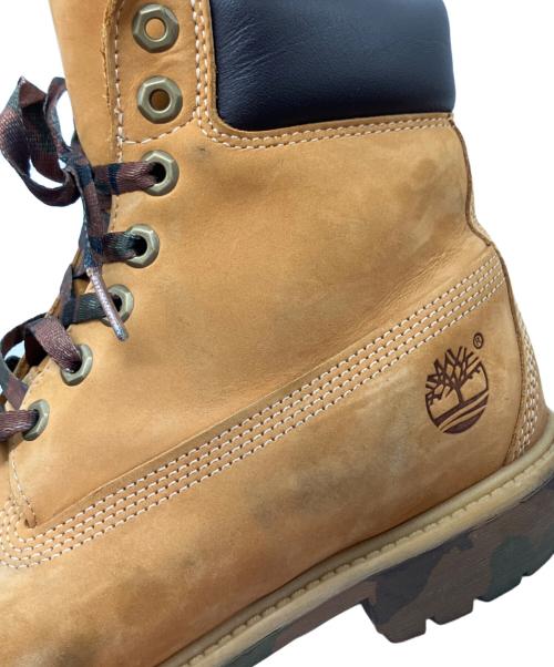 Timberland（ティンバーランド）Timberland (ティンバーランド) カモ柄アウトソールブーツ ブラウン サイズ:SIZE 27cmの古着・服飾アイテム