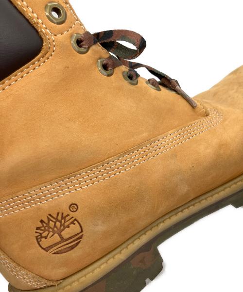Timberland（ティンバーランド）Timberland (ティンバーランド) カモ柄アウトソールブーツ ブラウン サイズ:SIZE 27cmの古着・服飾アイテム