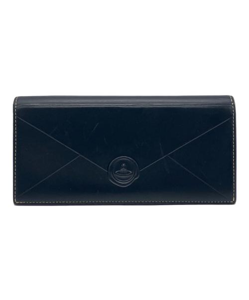 Vivienne Westwood（ヴィヴィアンウエストウッド）Vivienne Westwood (ヴィヴィアンウエストウッド) エンベロープ長財布 ブラックの古着・服飾アイテム