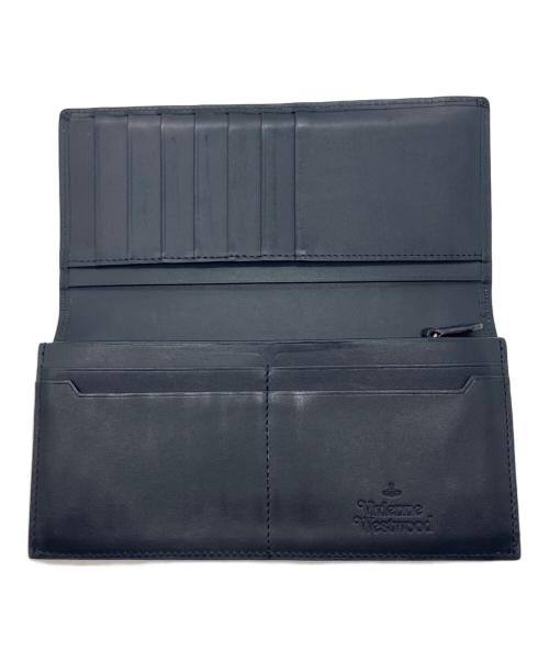 Vivienne Westwood（ヴィヴィアンウエストウッド）Vivienne Westwood (ヴィヴィアンウエストウッド) エンベロープ長財布 ブラックの古着・服飾アイテム