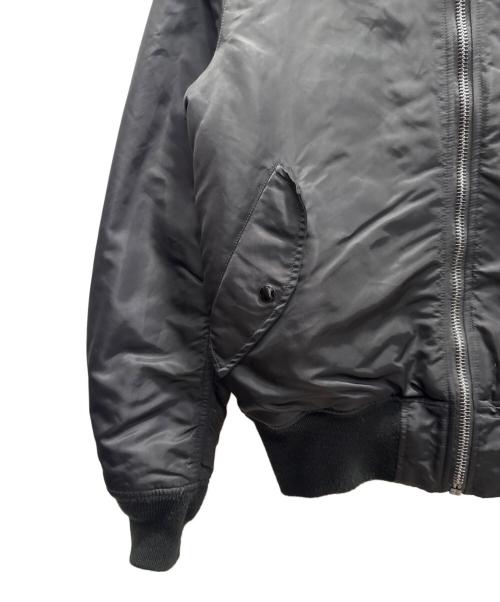 ALPHA（アルファ）ALPHA (アルファ) MA-1ジャケット ブラック サイズ:XLの古着・服飾アイテム