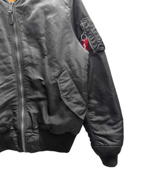 ALPHA（アルファ）ALPHA (アルファ) MA-1ジャケット ブラック サイズ:XLの古着・服飾アイテム