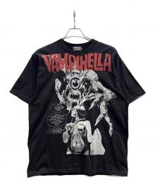 Hysteric Glamour（ヒステリックグラマー）の古着「VAMPIRELLA/WILD MONSTER Tシャツ」｜ブラック