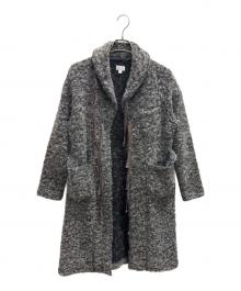 FWk Engineered Garments（エフダブリューケーエンジニアードガーメンツ）の古着「モヘヤ混ロングコート」｜グレー