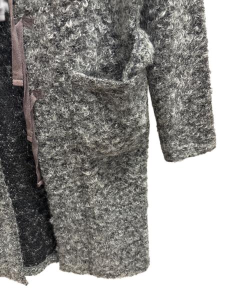 FWk Engineered Garments（エフダブリューケーエンジニアードガーメンツ）FWk Engineered Garments (エフダブリューケーエンジニアードガーメンツ) モヘヤ混ロングコート グレー サイズ:1の古着・服飾アイテム