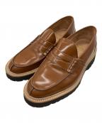 Tricker's×INSCRIREトリッカーズ×アンスクリア）の古着「コラボレーションローファー」｜ブラウン