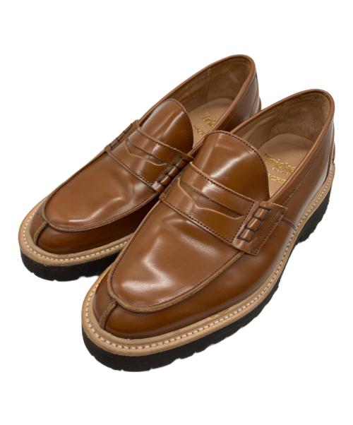 Tricker's（トリッカーズ）Tricker's (トリッカーズ) INSCRIRE (アンスクリア) コラボレーションローファー ブラウン サイズ:5　1/2の古着・服飾アイテム