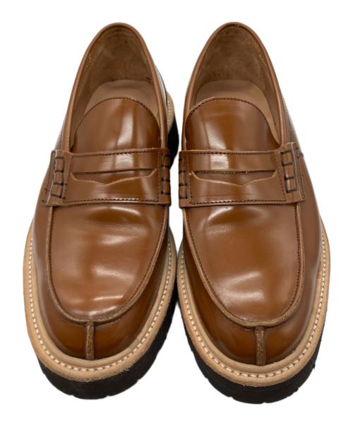 Tricker's（トリッカーズ）Tricker's (トリッカーズ) INSCRIRE (アンスクリア) コラボレーションローファー ブラウン サイズ:5　1/2の古着・服飾アイテム