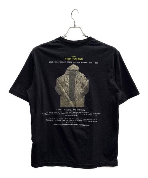 STONE ISLAND（ストーンアイランド）STONE ISLAND (ストーンアイランド) Archivio T-Shirt ブラック サイズ:Мの古着・服飾アイテム
