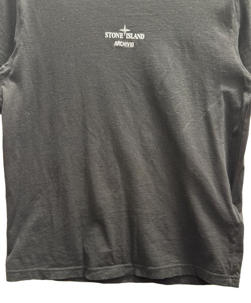 STONE ISLAND（ストーンアイランド）STONE ISLAND (ストーンアイランド) Archivio T-Shirt ブラック サイズ:Мの古着・服飾アイテム