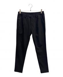 RESOUND CLOTHING（リサウンドクロージング）の古着「裏起毛ワンタックスラックスイージーパンツ」｜ブラック
