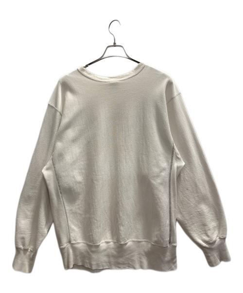 Champion REVERSE WEAVE（チャンピオン リバース ウィーブ）Champion REVERSE WEAVE (チャンピオン リバース ウィーブ) 90-00s ロゴ刺繍スウェット ホワイト サイズ:XXLの古着・服飾アイテム