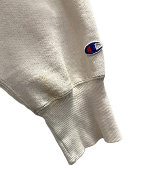 Champion REVERSE WEAVE（チャンピオン リバース ウィーブ）Champion REVERSE WEAVE (チャンピオン リバース ウィーブ) 90-00s ロゴ刺繍スウェット ホワイト サイズ:XXLの古着・服飾アイテム
