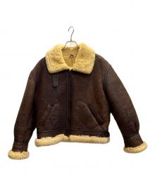 Bellezza Uomo Collection（ベレッツァ・ウォモ・コレクション）の古着「フライトジャケット」｜ダークブラウン