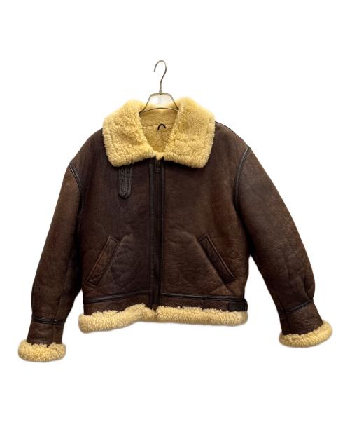 Bellezza Uomo Collection（ベレッツァ・ウォモ・コレクション）Bellezza Uomo Collection (ベレッツァ・ウォモ・コレクション) フライトジャケット ダークブラウン サイズ:Мの古着・服飾アイテム