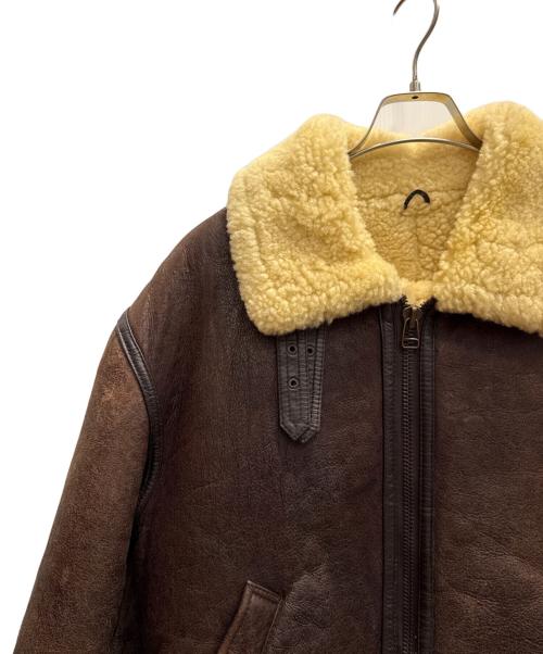 Bellezza Uomo Collection（ベレッツァ・ウォモ・コレクション）Bellezza Uomo Collection (ベレッツァ・ウォモ・コレクション) フライトジャケット ダークブラウン サイズ:Мの古着・服飾アイテム